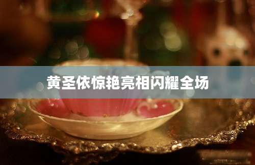 黄圣依惊艳亮相闪耀全场