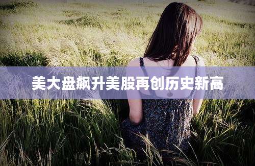 美大盘飙升美股再创历史新高