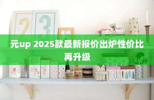 元up 2025款最新报价出炉性价比再升级