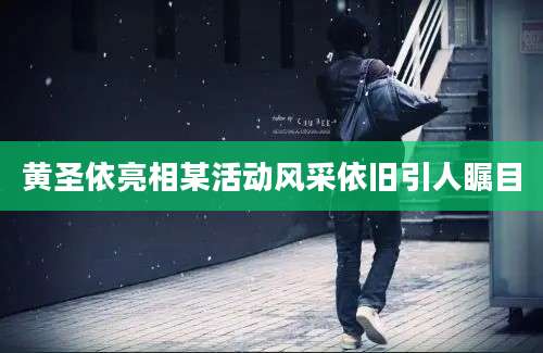 黄圣依亮相某活动风采依旧引人瞩目