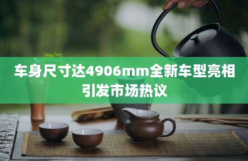 车身尺寸达4906mm全新车型亮相引发市场热议