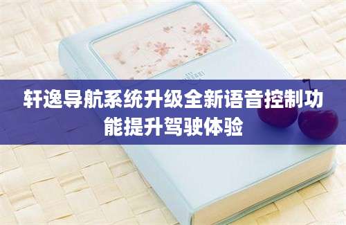 轩逸导航系统升级全新语音控制功能提升驾驶体验