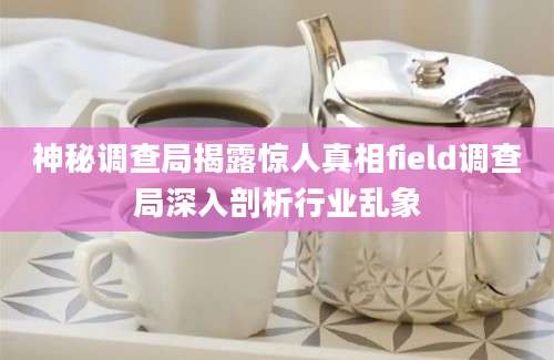 神秘调查局揭露惊人真相field调查局深入剖析行业乱象