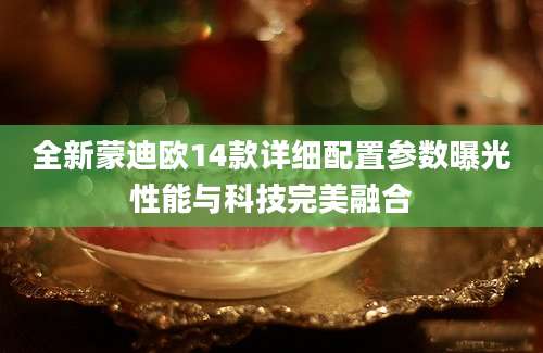 全新蒙迪欧14款详细配置参数曝光性能与科技完美融合