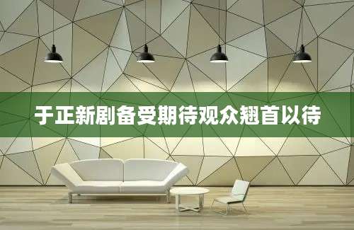 于正新剧备受期待观众翘首以待