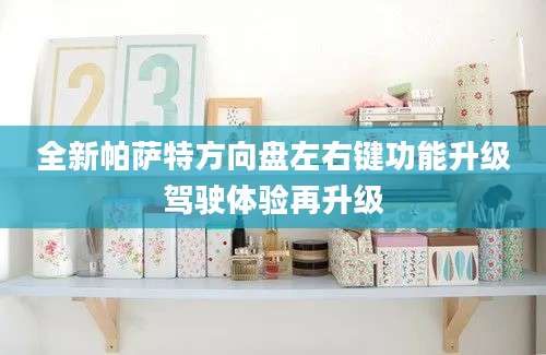 全新帕萨特方向盘左右键功能升级驾驶体验再升级