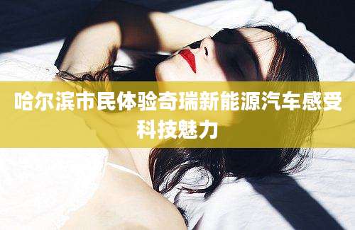 哈尔滨市民体验奇瑞新能源汽车感受科技魅力