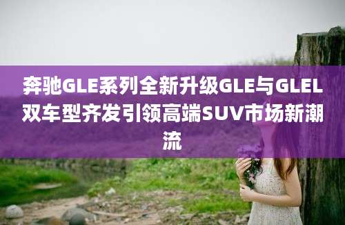 奔驰GLE系列全新升级GLE与GLEL双车型齐发引领高端SUV市场新潮流