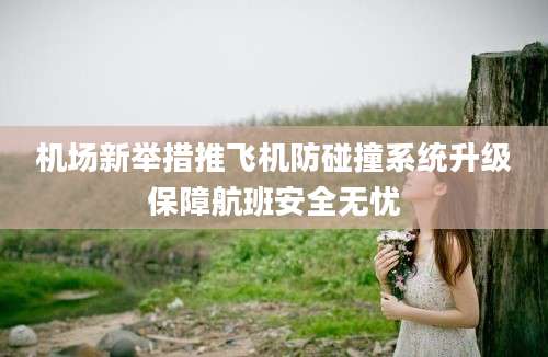 机场新举措推飞机防碰撞系统升级保障航班安全无忧