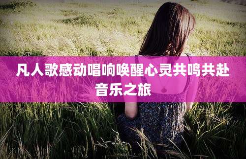 凡人歌感动唱响唤醒心灵共鸣共赴音乐之旅