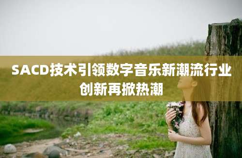 SACD技术引领数字音乐新潮流行业创新再掀热潮