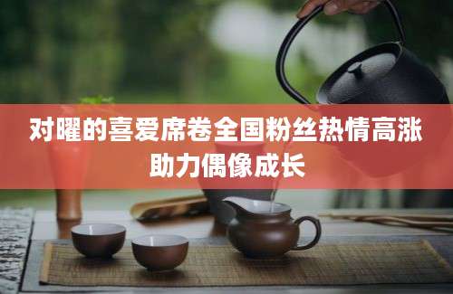 对曜的喜爱席卷全国粉丝热情高涨助力偶像成长
