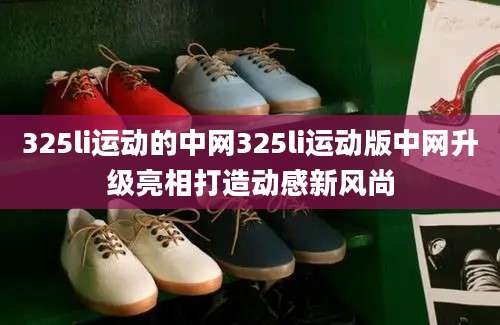 325li运动的中网325li运动版中网升级亮相打造动感新风尚