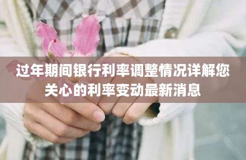 过年期间银行利率调整情况详解您关心的利率变动最新消息