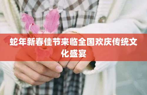 蛇年新春佳节来临全国欢庆传统文化盛宴