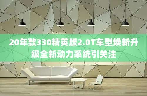 20年款330精英版2.0T车型焕新升级全新动力系统引关注