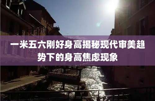 一米五六刚好身高揭秘现代审美趋势下的身高焦虑现象