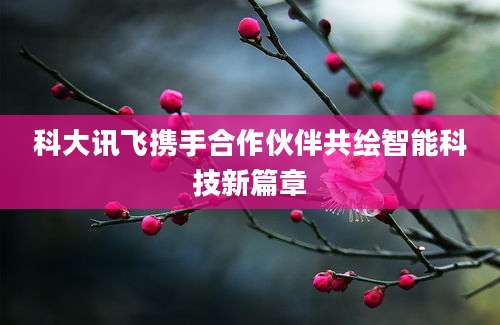 科大讯飞携手合作伙伴共绘智能科技新篇章