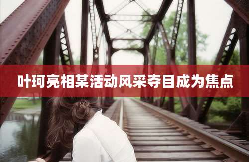 叶珂亮相某活动风采夺目成为焦点