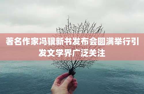 著名作家冯骥新书发布会圆满举行引发文学界广泛关注