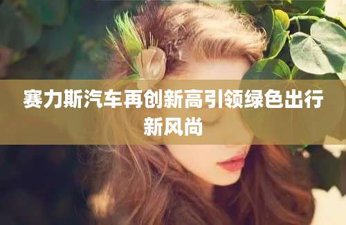 赛力斯汽车再创新高引领绿色出行新风尚