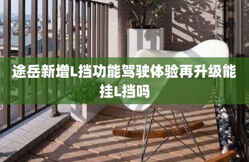 途岳新增L挡功能驾驶体验再升级能挂L挡吗