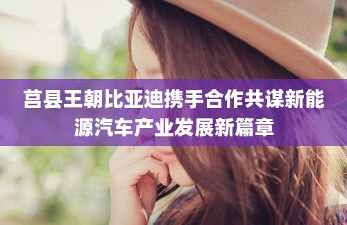 莒县王朝比亚迪携手合作共谋新能源汽车产业发展新篇章