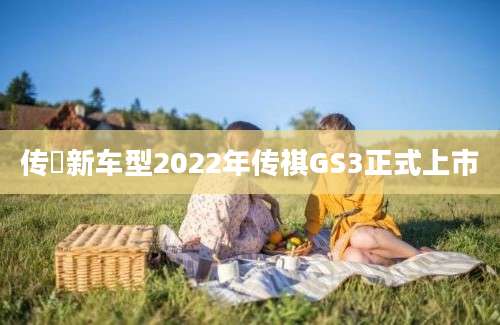 传褀新车型2022年传祺GS3正式上市