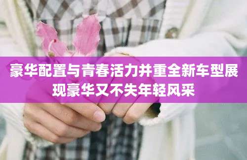 豪华配置与青春活力并重全新车型展现豪华又不失年轻风采