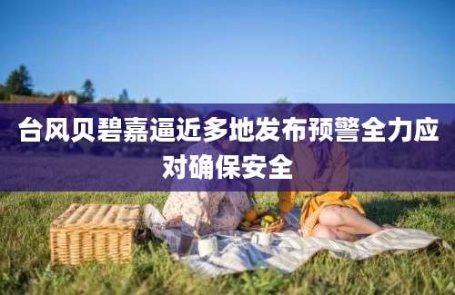 台风贝碧嘉逼近多地发布预警全力应对确保安全