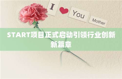 START项目正式启动引领行业创新新篇章