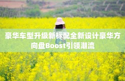 豪华车型升级新标配全新设计豪华方向盘Boost引领潮流
