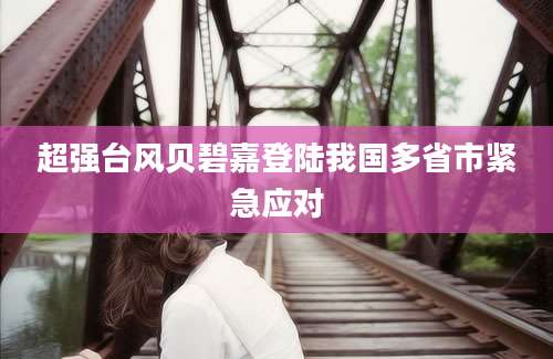超强台风贝碧嘉登陆我国多省市紧急应对