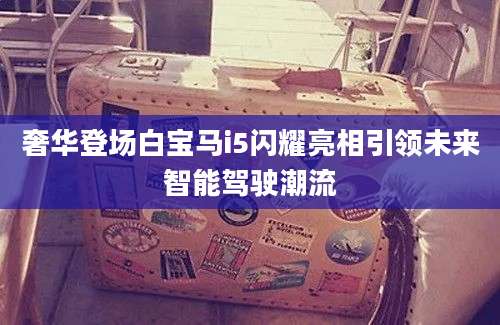 奢华登场白宝马i5闪耀亮相引领未来智能驾驶潮流
