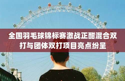 全国羽毛球锦标赛激战正酣混合双打与团体双打项目亮点纷呈