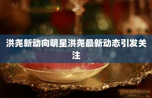 洪尧新动向明星洪尧最新动态引发关注