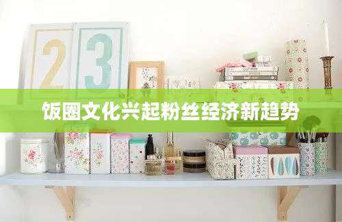 饭圈文化兴起粉丝经济新趋势