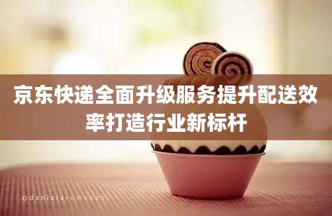 京东快递全面升级服务提升配送效率打造行业新标杆