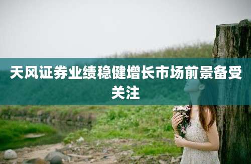 天风证券业绩稳健增长市场前景备受关注