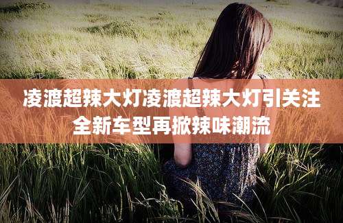 凌渡超辣大灯凌渡超辣大灯引关注全新车型再掀辣味潮流