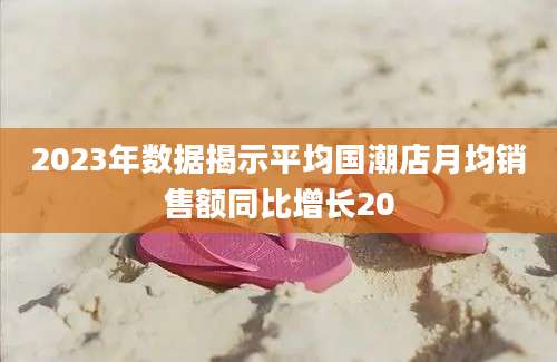 2023年数据揭示平均国潮店月均销售额同比增长20